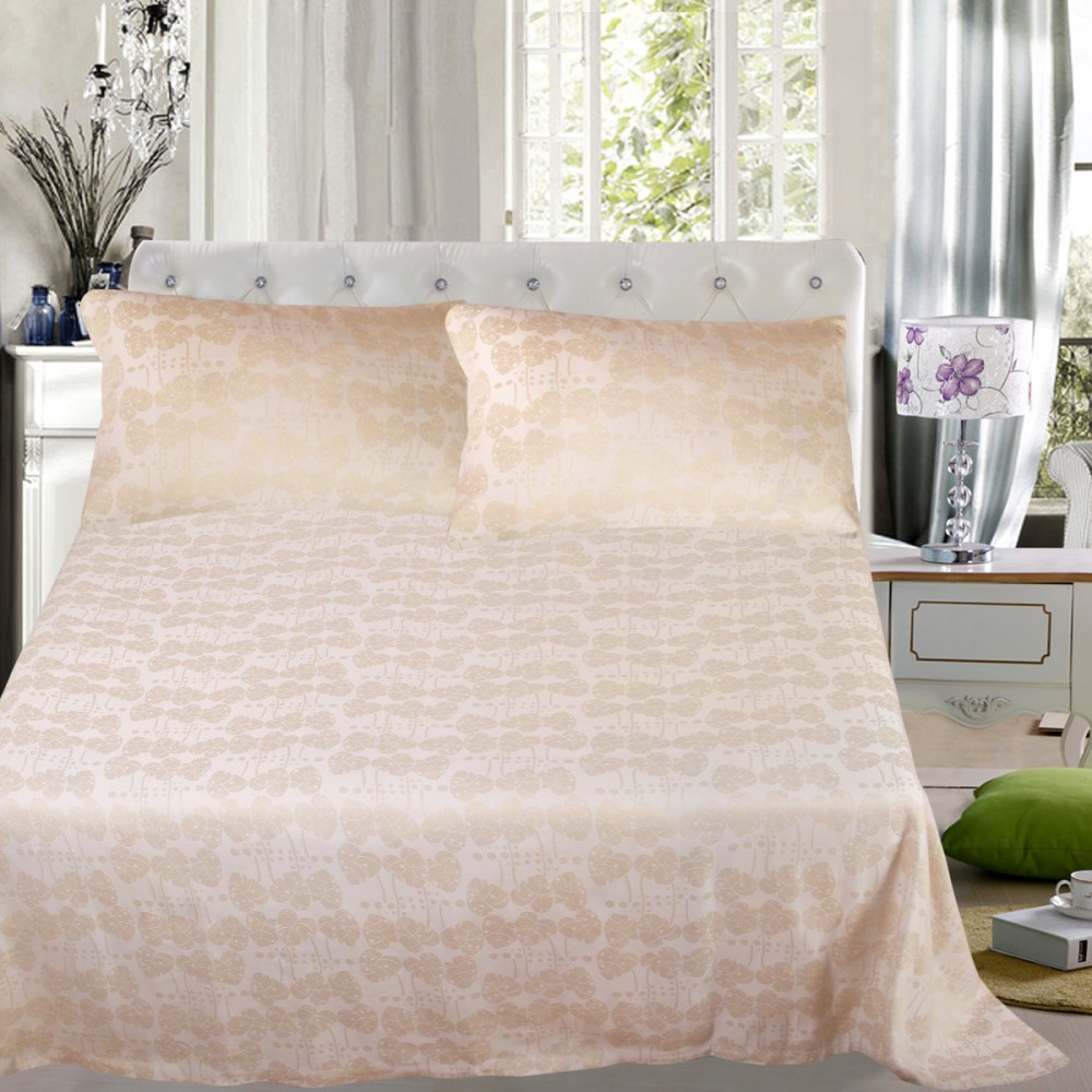 小樹葉黃色麻棉